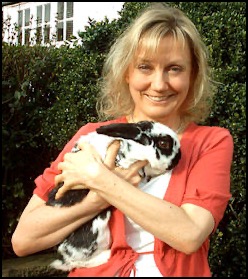 Anna Anton and rabbit